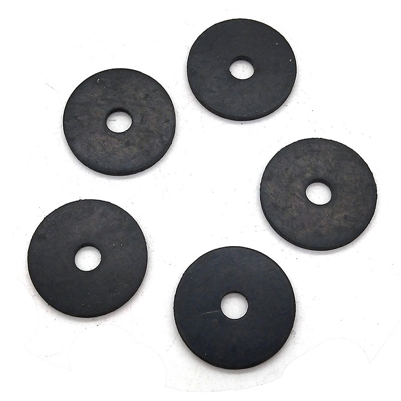 Fastener Manufacture custom black plain flat washer silicone nylon plastic rubber washer