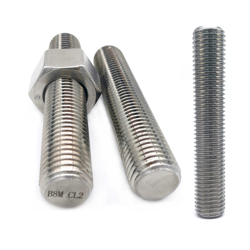 Din 975 Zinc Plated All Threaded Customizable size stainless steel fully threaded rod