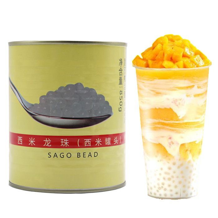 Popular Instant Sago Popping Boba Pearls For Milk/Bubble Tea Ingredients