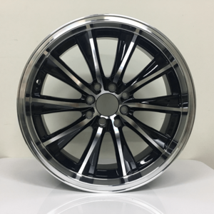 siyah krom jant 15inch 16inch 17inch car aluminum alloy wheels rims Chinese factory