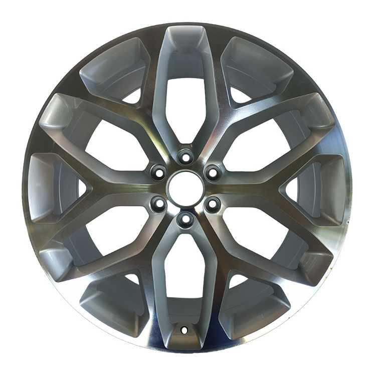 #SU1033 High quality New design car cheap price alloy wheels black and silver made in china wheel rims