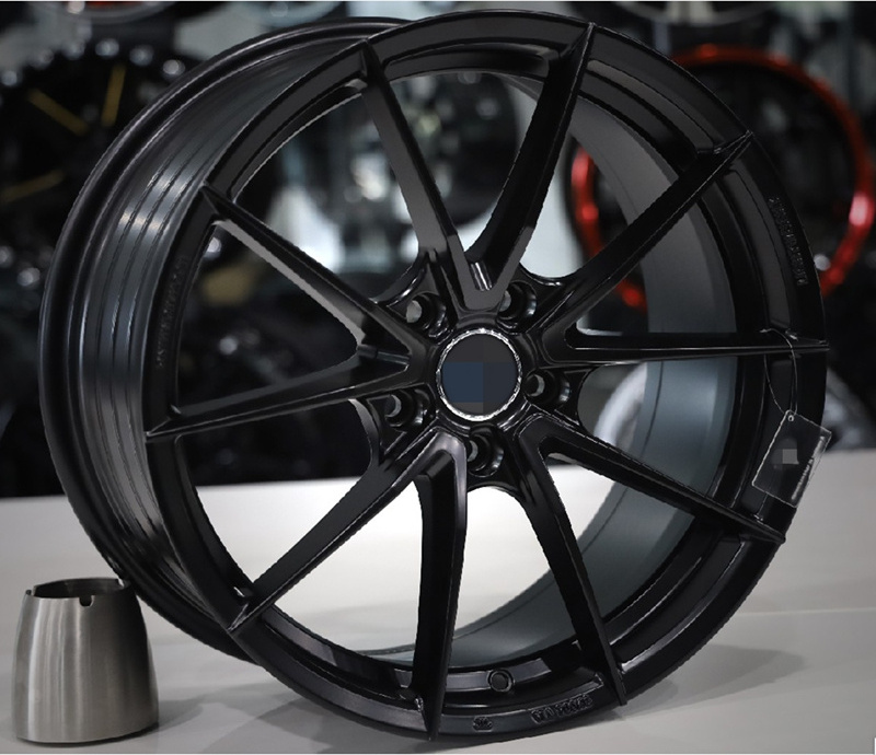 black shining face car wheels aluminum rims 18inch light weight hot sale wheels 5*100 5*105 5*108