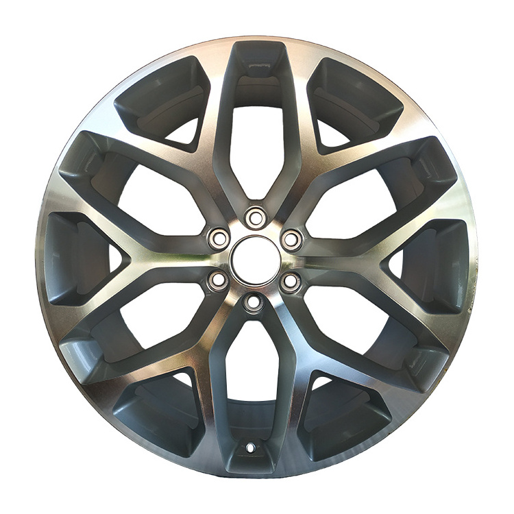 #SU1033 High quality New design car cheap price alloy wheels black and silver made in china wheel rims