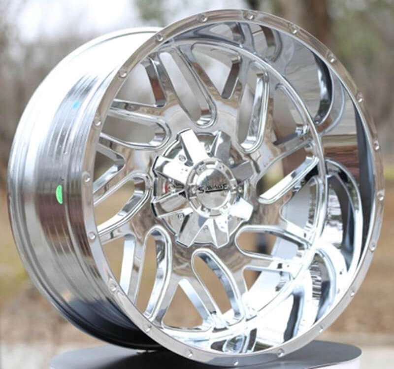 20 22 24 inch 4x4 forged wheels rims for Hummer H2 H1 effect Chrome offroad rims wheels for Dodge Ram 2500 3500