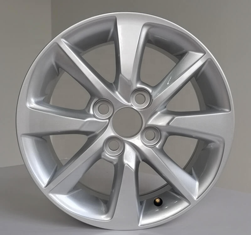 Hot wheels car 14 15 inch silver rims wheels 4*100 PCD passenger car wheels rims for Toyota Yaris Vios Vitz