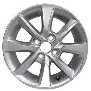 Hot wheels car 14 15 inch silver rims wheels 4*100 PCD passenger car wheels rims for Toyota Yaris Vios Vitz