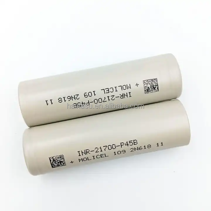 Original 3.6v Molicel 21700 P45b Inr21700-p45b 4500mah Molicell P45b Max 45a Discharge Battery For Mech Mod