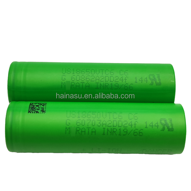 Wholesale 18650 Vtc6 Murata 3000mah 3.6v 18650 Li-ion Rechargeable Battery For Sony Vtc6 18650 Battery