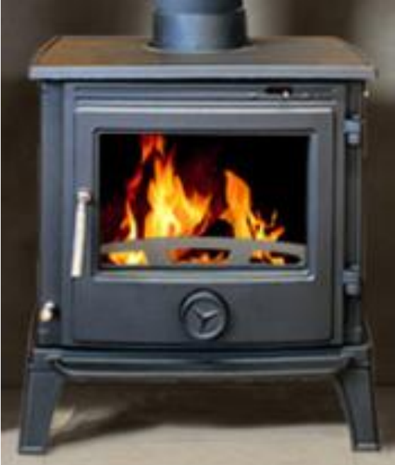 ECO design Log Wood Stove with cast iron