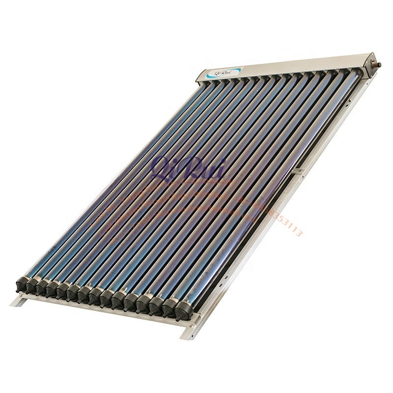 solar keymark Certified Pressurized Solar Thermal Collector Evacuated Tube Heat Pipe Solar Collector with ISO9806