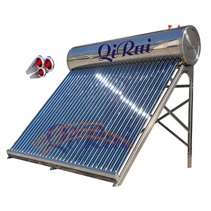 Complete 50L 100L 150L 200L 300L 500 Liter Solar Panel Hot Water Boiler Evacuated Tube Stainless Steel Solar Water Heater