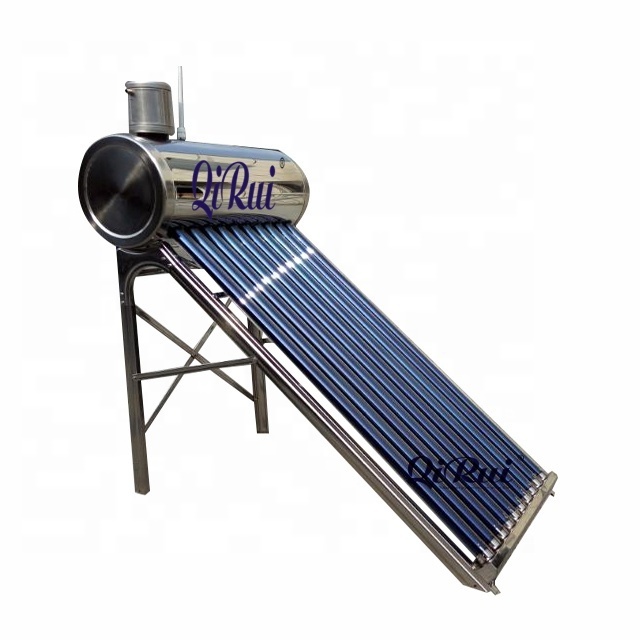 Complete 50L 100L 150L 200L 300L 500 Liter Solar Panel Hot Water Boiler Evacuated Tube Stainless Steel Solar Water Heater