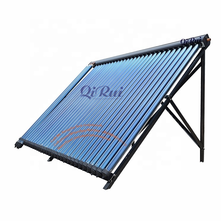 solar keymark Certified Pressurized Solar Thermal Collector Evacuated Tube Heat Pipe Solar Collector with ISO9806