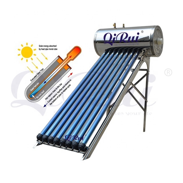 Europe Solar Keymark Certify Solar power hot water heater 100 150 200 300 Liter High pressure Solar thermal energy water heater