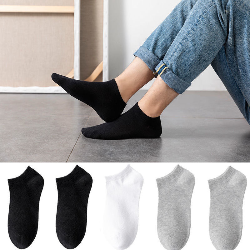 Wholesale Cheap Unisex Ankle Plain Socks Custom Logo Socks  Cheap Stocking Wholesales Ankle Men Socks