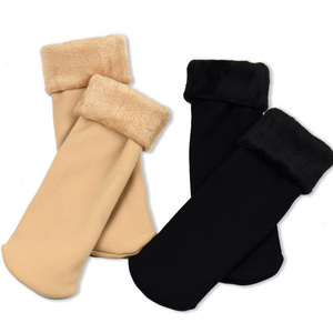 Winter Warm Socks Snow Boots Thickened Plush Thick Tube Floor Socks Snow Socks