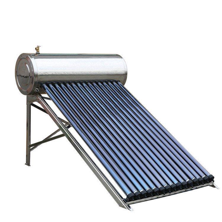 High quality pressure heat pipe vacuum tube roof solar water heater heating system solar water heater kits