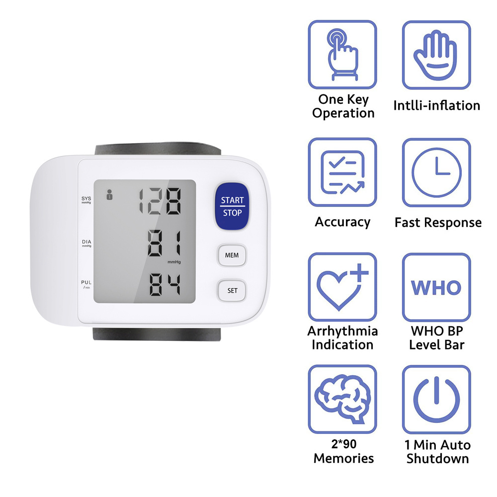 hynaut blood pressure monitor arm cuff connector upper arm bp meter digital blood pressure monitor digital sphygmomanometer