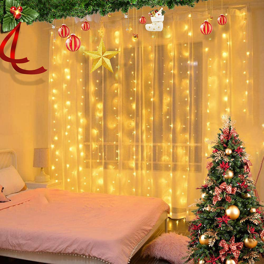 LED Fairy Copper String Wire Mini Firefly Twinkle Lights Battery Powered Operated with Timer for Bedroom Christmas Wedding Party