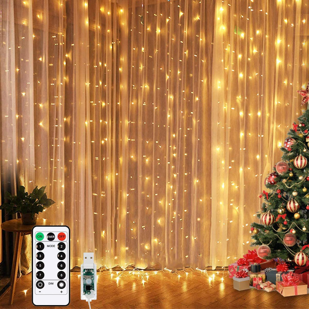 LED Fairy Copper String Wire Mini Firefly Twinkle Lights Battery Powered Operated with Timer for Bedroom Christmas Wedding Party