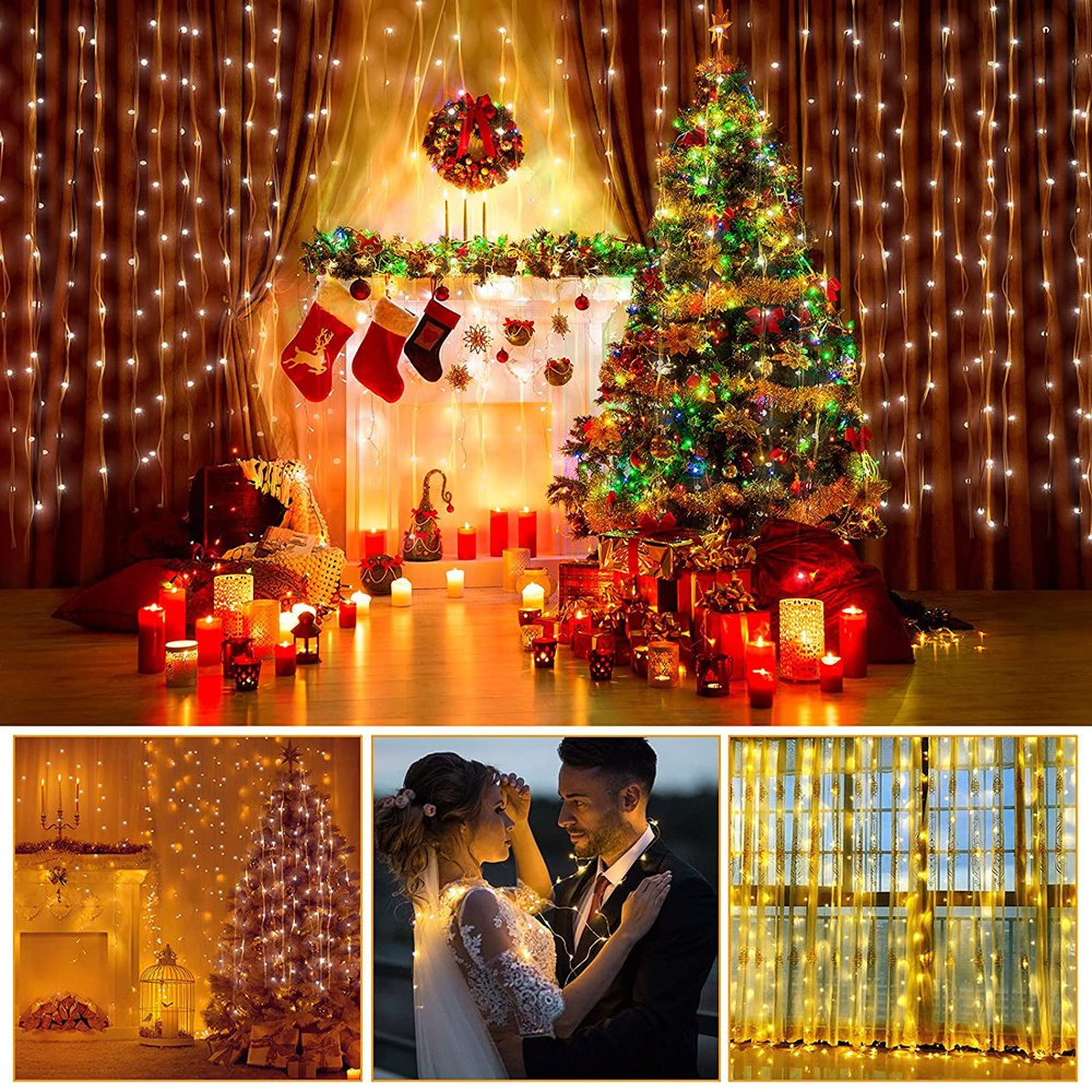 LED Fairy Copper String Wire Mini Firefly Twinkle Lights Battery Powered Operated with Timer for Bedroom Christmas Wedding Party