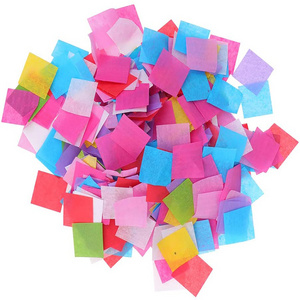 Rainbow Tissue Paper Confetti Square Table Decor for Balloon Wedding Birthday Engagement party