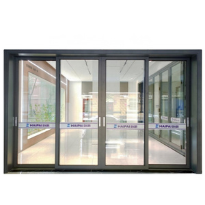 Factory Prices for 4-Panel Aluminum Sliding Patio Doors Aluminium Track Profile for Sliding Door System