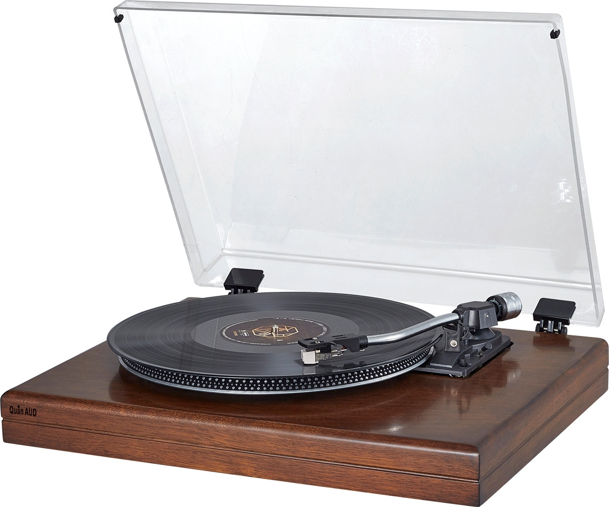 Home Audio Phonograph Recorder Player Dust Cover Vinyl Turntable Player