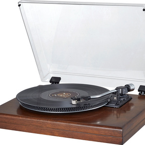 Home Audio Phonograph Recorder Player Dust Cover Vinyl Turntable Player