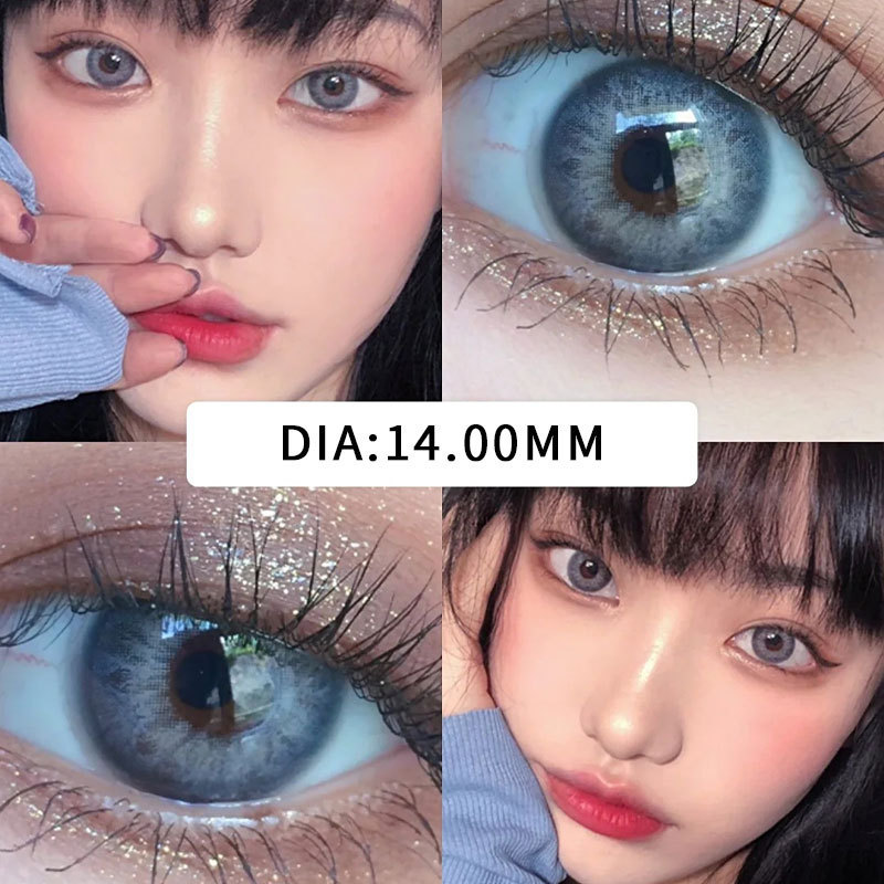 Hapeyemin color contact lenses with annual graduation Blue Eye Contact Lenses change eye color contacts