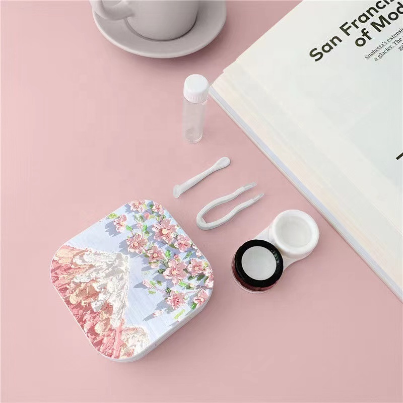 Wholesale Hot Sale Contact Lens Case Travel Kit And Convenient Contact Lens Box