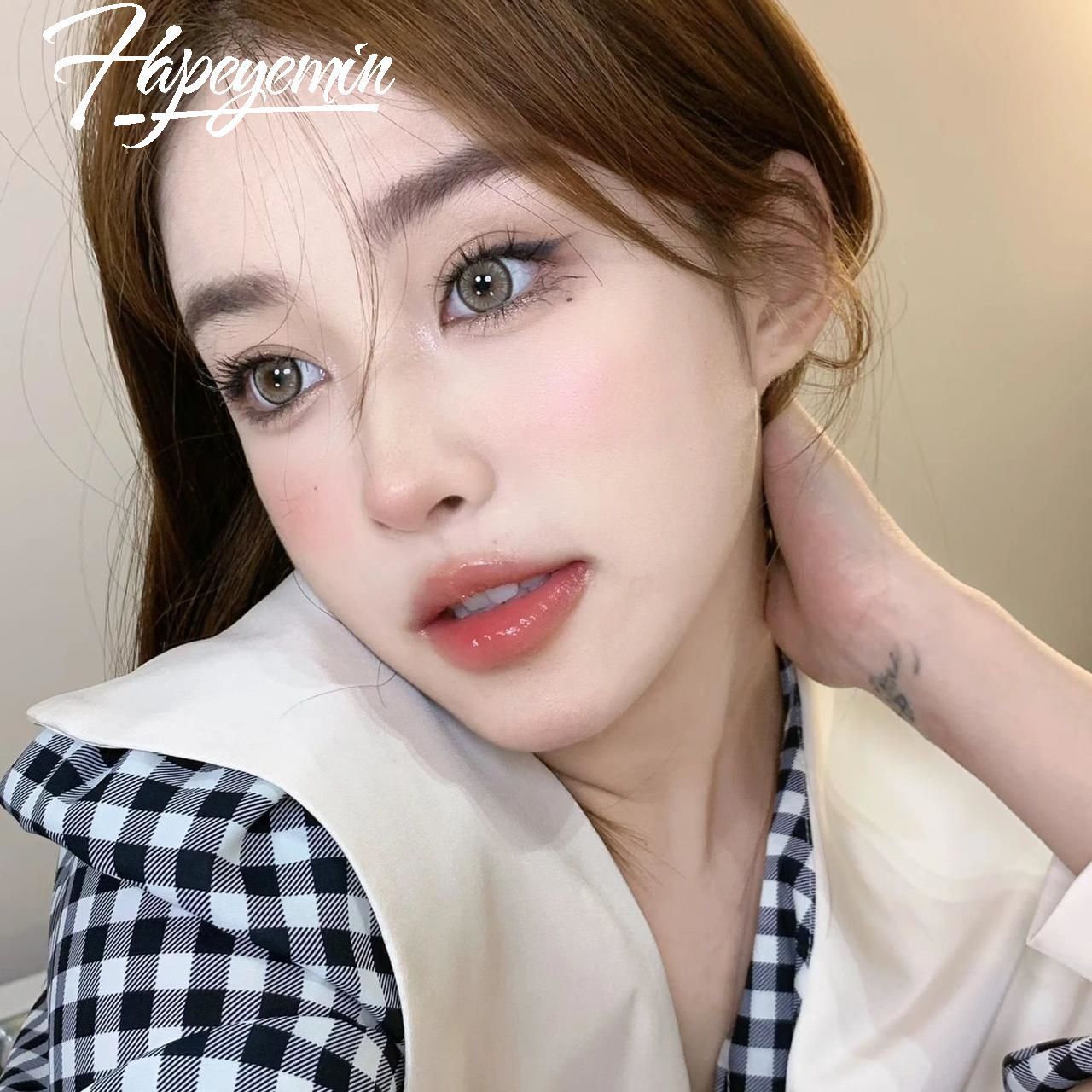 Hapeyemin 1 year eye contacts cosmetic wholesale color contact lens yearly circle lenses wholesale