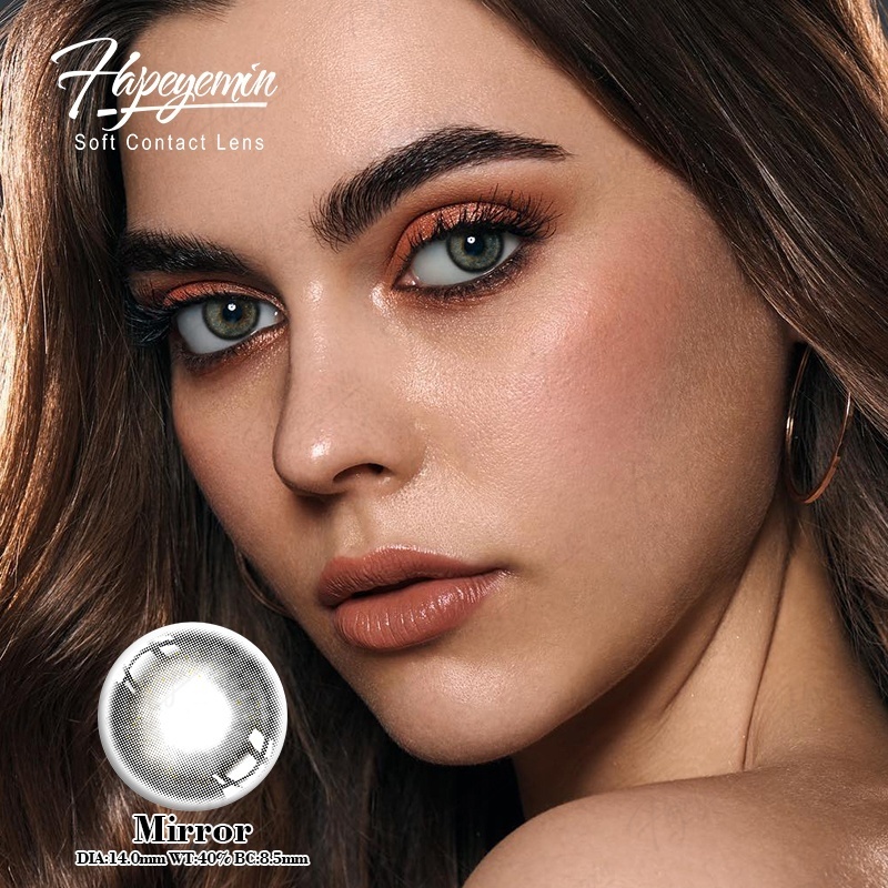 Hapeyemin yearly 13 colors contact lens natural looking contact lenses new arrival hot sale big eyes lenses