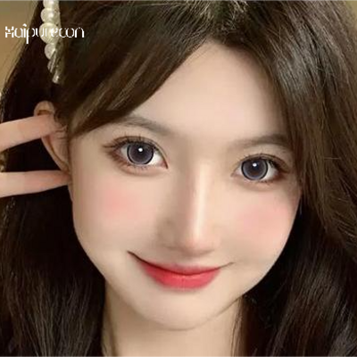 Haipurecon yearly contact lenses colored contact lens big eyes color contact lenses