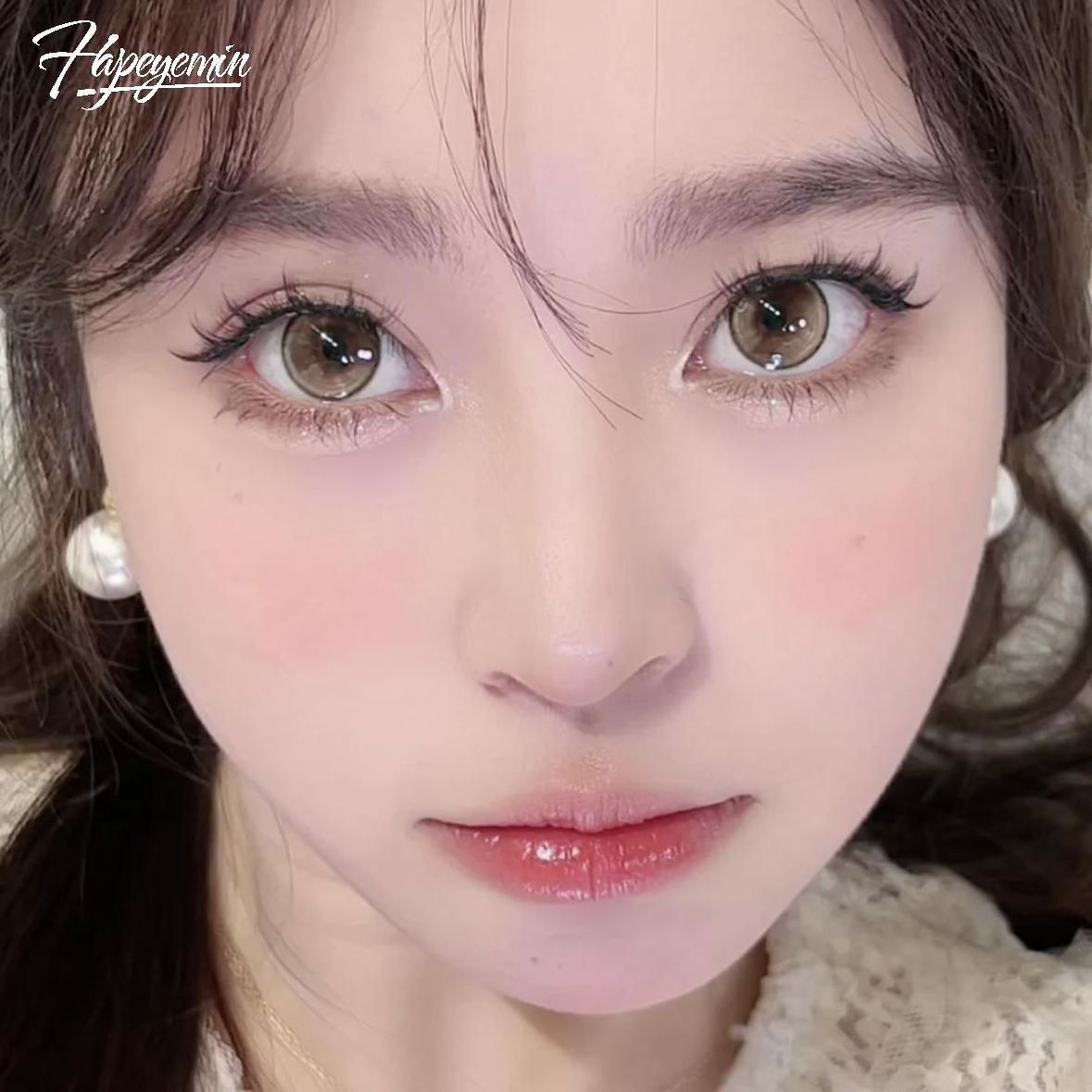 Hapeyemin big eye looking fresh circle eye colored contact lens change eye color contacts