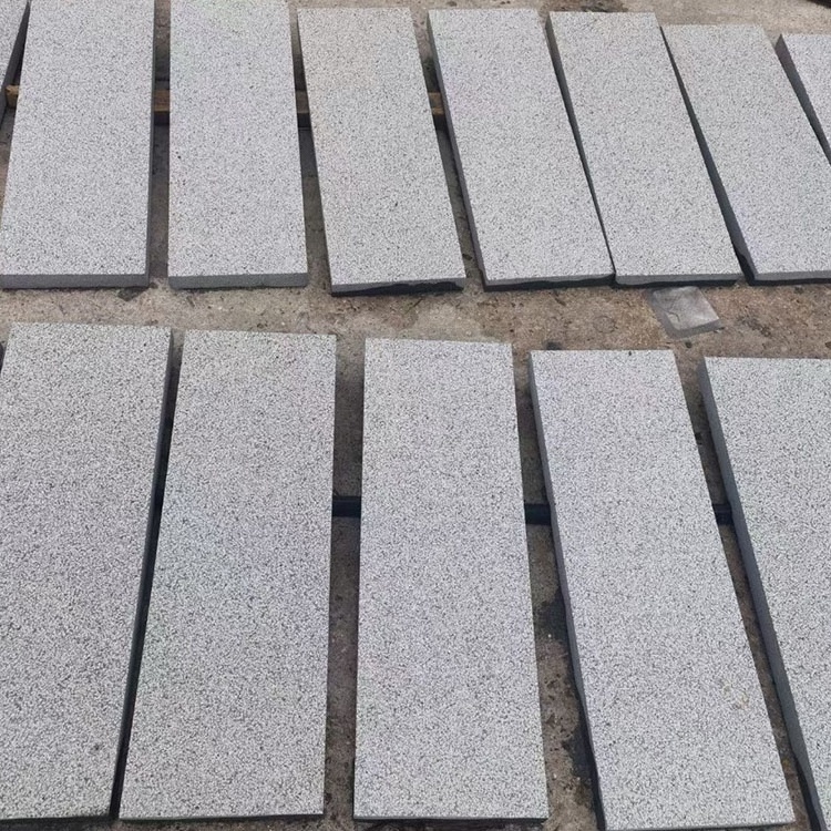 Natural Dark Grey Granite Slab Flamed Black G654 dark grey Granite Step Tiles For Outside Paving Stone