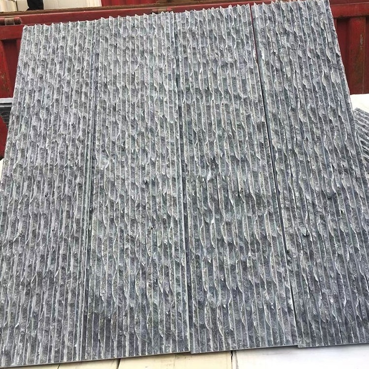 Black wall panel Natural Quartz Wall Cladding Slate Cement Culture Stone For Exterior Wall Veneer Slate Stone Panels