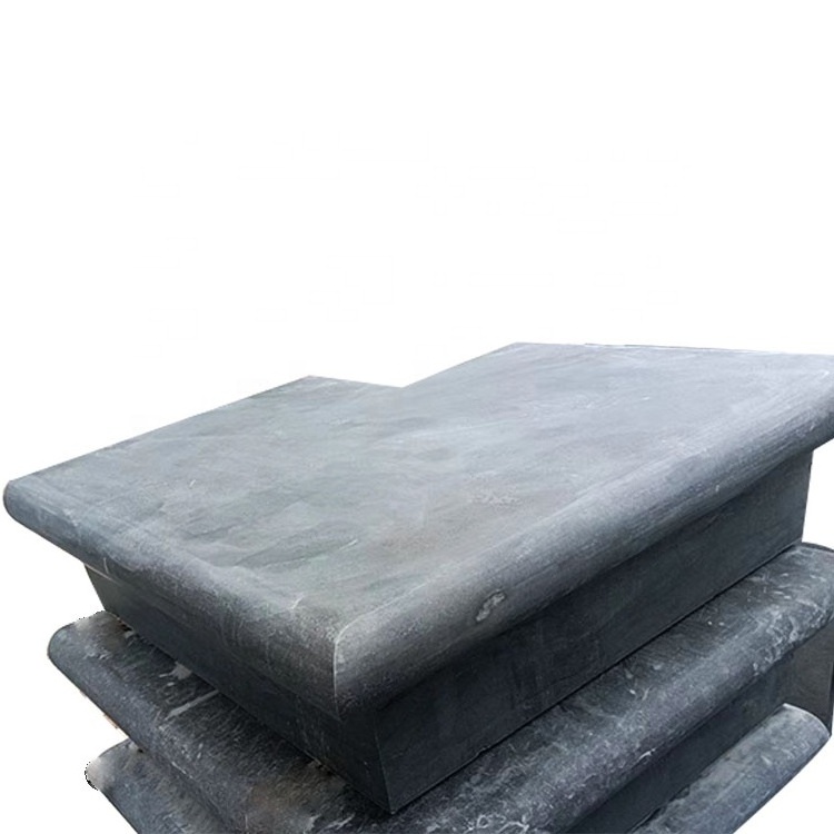 Popular Style Natural Black Bullnose Pool Coping Tiles Edge Granite bluestone  Swimming Pool Coping