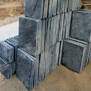 China Factory Manufacture Black white culture stone quartzite ledgestone veneer stone wall tile stacked stone