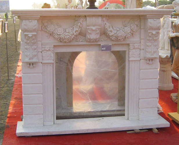 White Stone Marble Or Limestone Fireplaces Sets Mantel Sculpture At Client's Designs indoor antique white marble fireplace