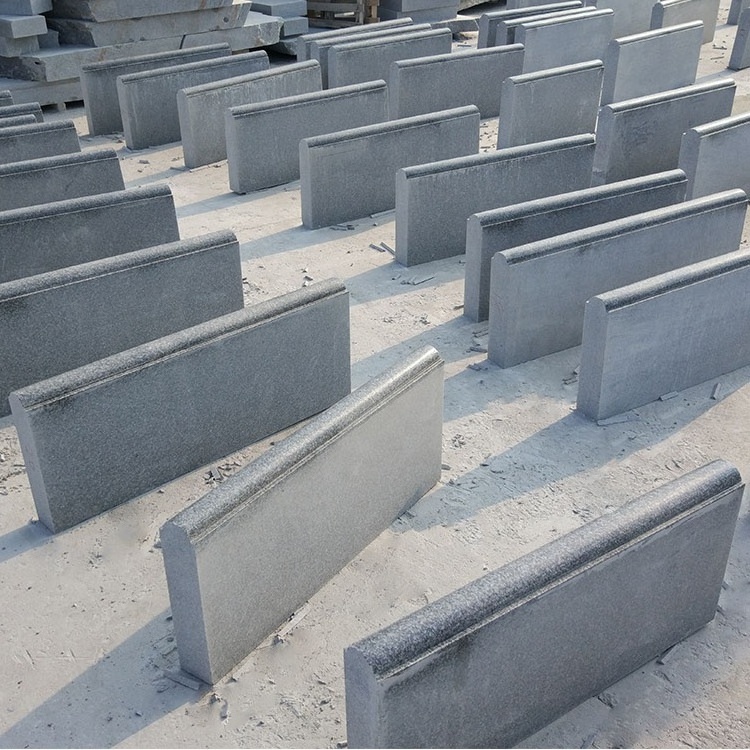 Granite Stair Stone Tread Natural Stone Antislip Grey Granite Stair Granite Bullnose Step Stair