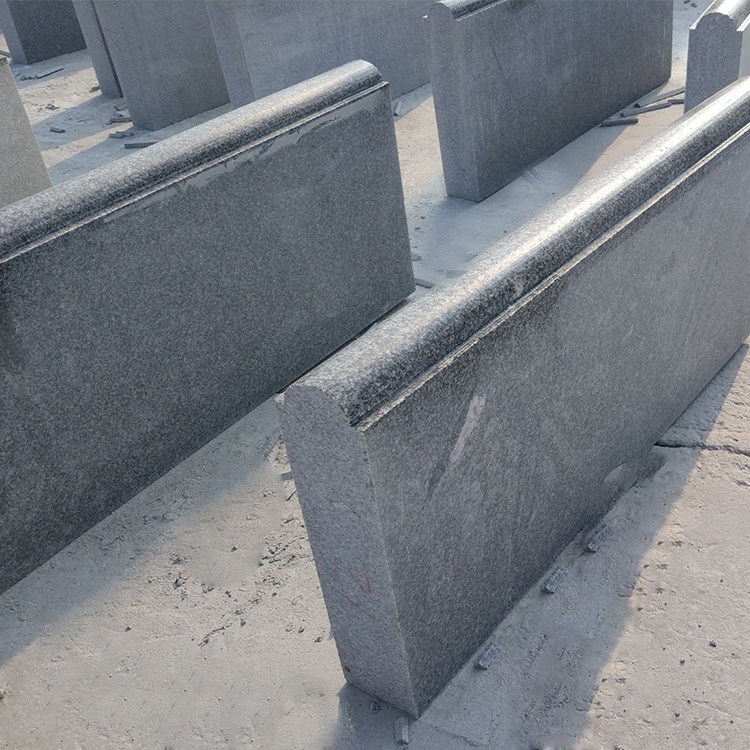 Granite Stair Stone Tread Natural Stone Antislip Grey Granite Stair Granite Bullnose Step Stair