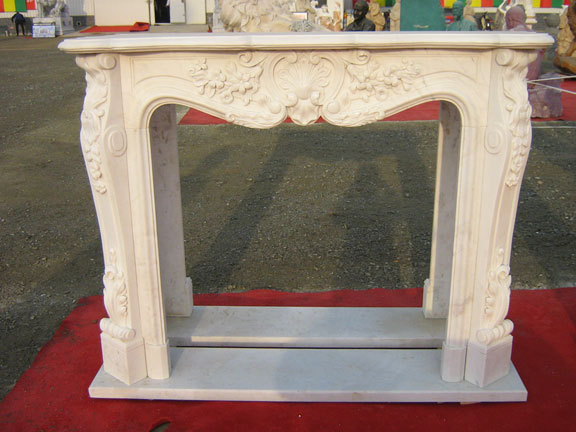 White Stone Marble Or Limestone Fireplaces Sets Mantel Sculpture At Client's Designs indoor antique white marble fireplace