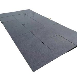 Hot Sale g654 dark grey granite stones Shandong Polished and Flamed Tiles for Garden Paving Yard Steps flamed granite Wall tiles