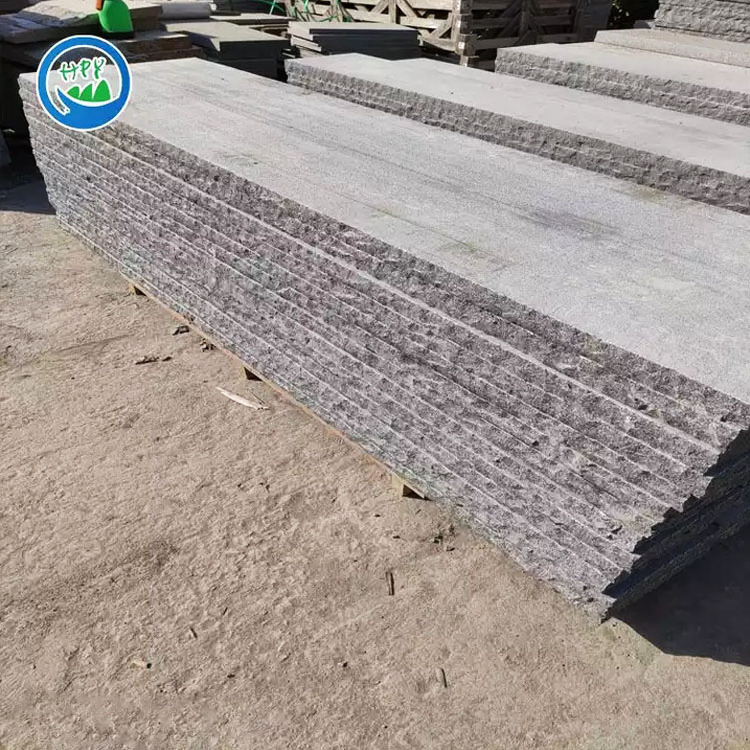 Dark Grey Granite G654 Steps stone and Stairs Paver for Sale edging split granite steps