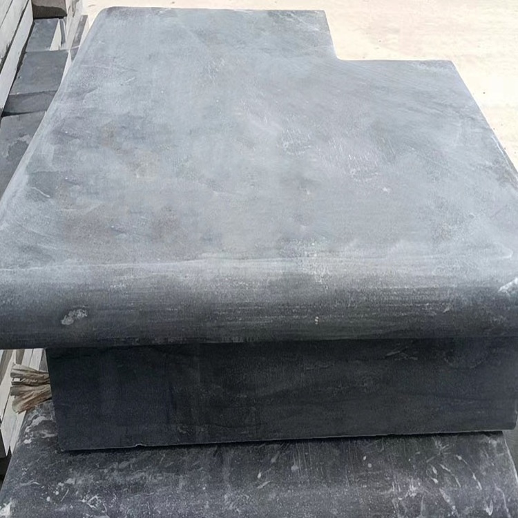 Popular Style Natural Black Bullnose Pool Coping Tiles Edge Granite bluestone  Swimming Pool Coping