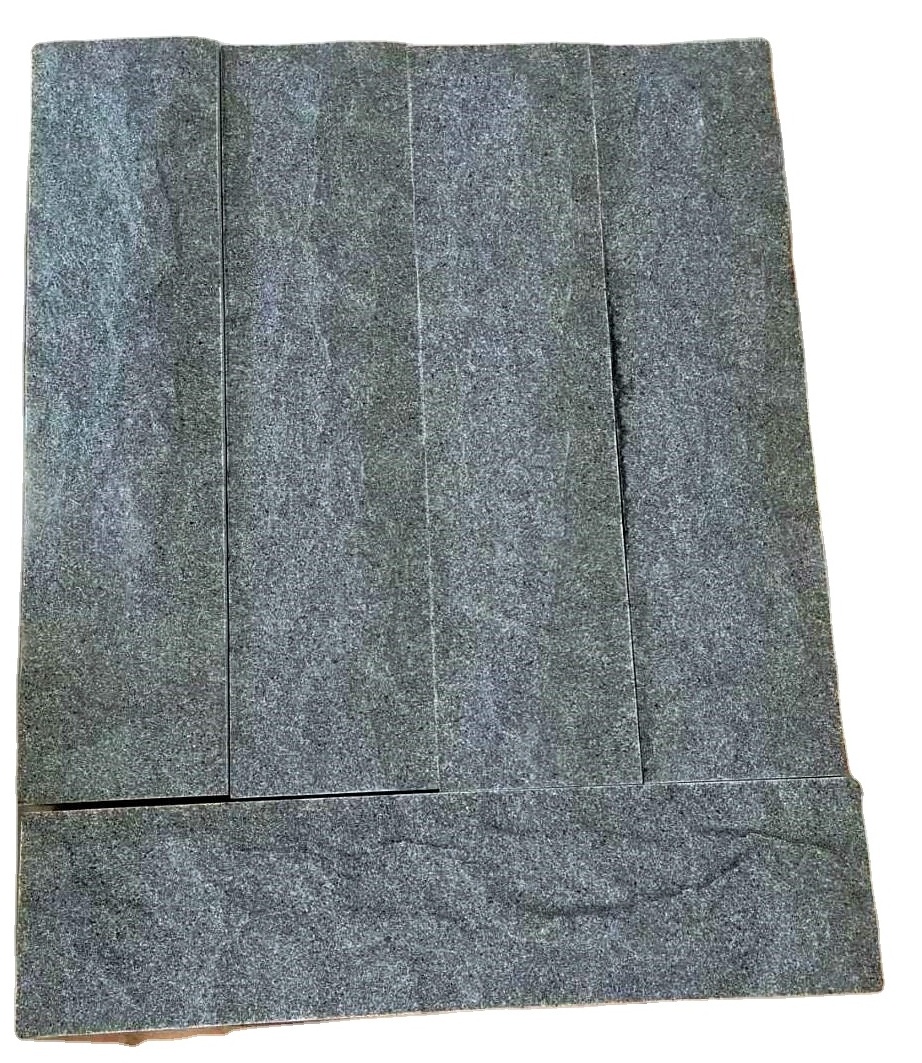 Hot Sale g654 dark grey granite stones Shandong Polished and Flamed Tiles for Garden Paving Yard Steps flamed granite Wall tiles