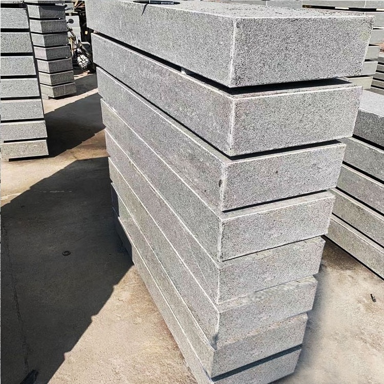 High Quality g654 dark grey granite step stair Natural Customized Size Outdoor Floor Road Garden exterior granite step