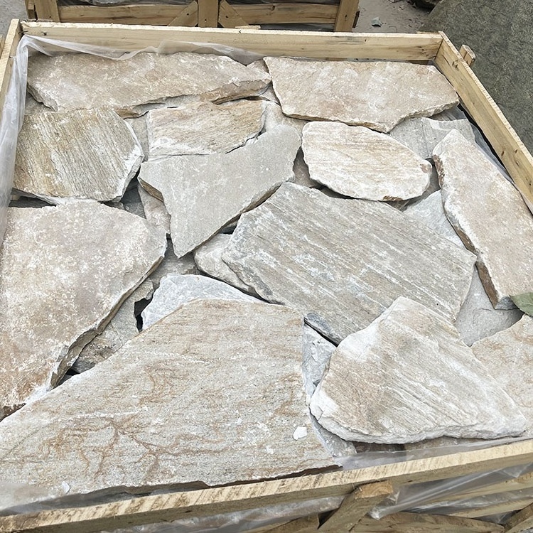 Cheap Irregular Slate Tiles Stone Pavers Random Flagstone Flooring Crazy Flagstone slate tiles