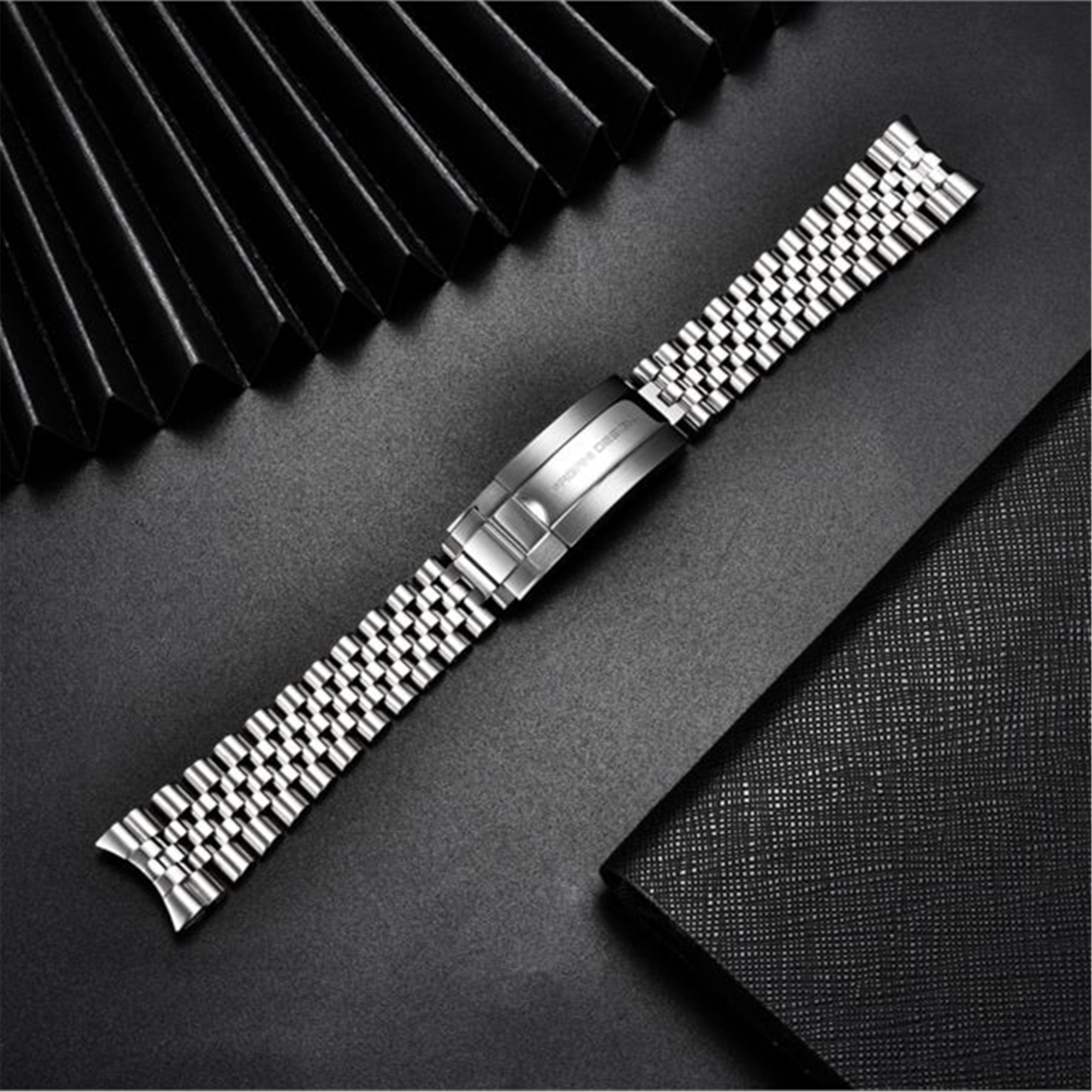 PAGANI DESIGN Original For PD1661,PD1662.PD1651 Watch 316L Stainless Steel Band Strap Jubilee bracelet width 20MM, length 220MM